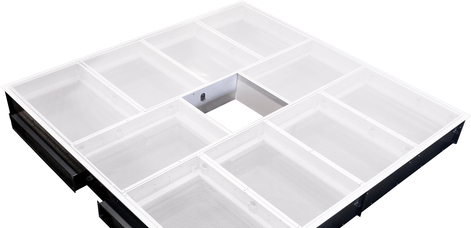 Plafond soufflant laminaire vue d'ensemble
