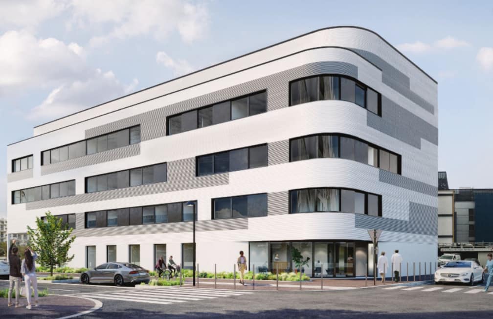 Healthcare sector air treatment installation