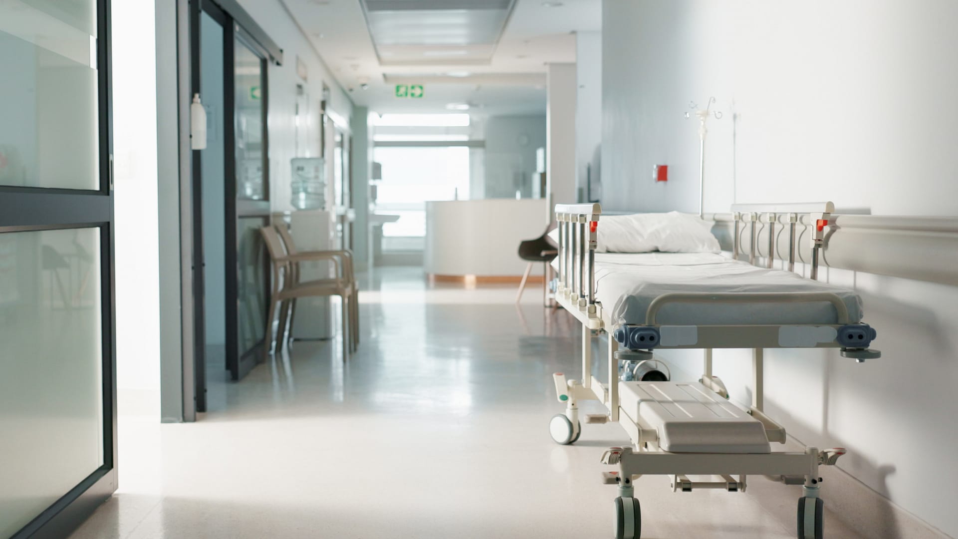 Couloir d'un hôpital